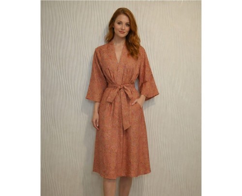 Midi kimono reine seide - midi,