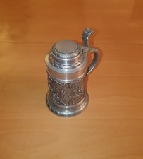 Zinnkrug mit 3 Szenen von