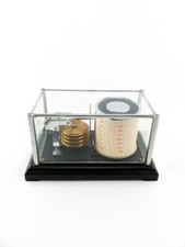 Luft Barograph  Trommelschreiber Barometer mit  8-Tagewerk, Art Deco