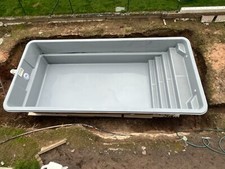 Gfk Schwimmbecken 7,50x3,50x1,55 Swimming Pool Zubehör Einbaubecken TÜV