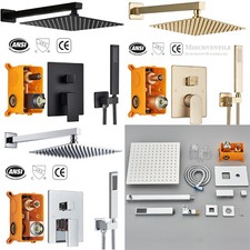 Regendusche Unterputz Duscharmatur set ibox Armatur Duschteller mit Handbrause