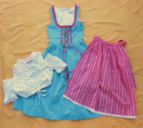 Hübsches teil dirndl - hübsches, 3-teil.dirndl♥