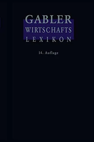 Gabler wirtschafts lexikon - gabler, wirtschafts-lexikon