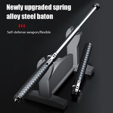 26 Zoll Automatischer Selbstverteidigungsstock einziehbarer Wanderstock Tragbar