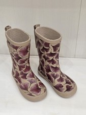 Bisgaard Gummistiefel Gr. 25 fashion leaves bordeaux  Kinder, fast neuwertig 