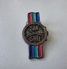 Alter Metall Pin San Siro Uhrform AC Mailand Milano Milan Football Stadium 
