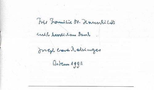 Joseph ratzinger predigt - joseph, zu