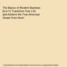 The Basics of Modern Business