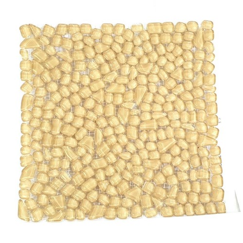 Glasmosaik fliese creme - fliese,