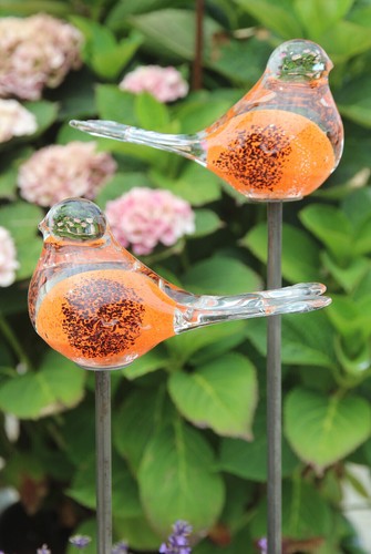2er set gartenstecker - set,
