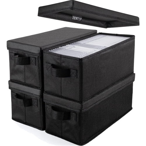 Aufbewahrungsbox schwarz - cd-aufbewahrungsbox,