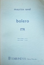 Maurice Ravel - Bolero - Score - Partitur - Partition d' Orchestre