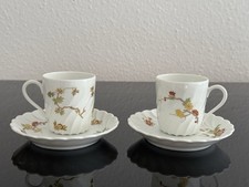 Richard Ginori/Anita Mieder 2 Porzellan Espresso Tassen/ Untertasse Sammeltassen