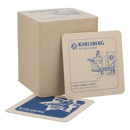 80x karlsberg bier bierdeckel - 80x,