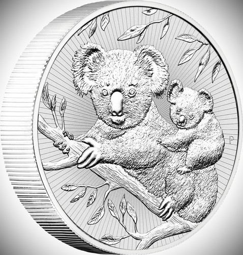 Unzen silbermünze koala - koala, &