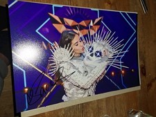 Autogramm Foto Sarah Engels DSDS Masked Singer Im Augenblick ARD ZDF RTL NDR 