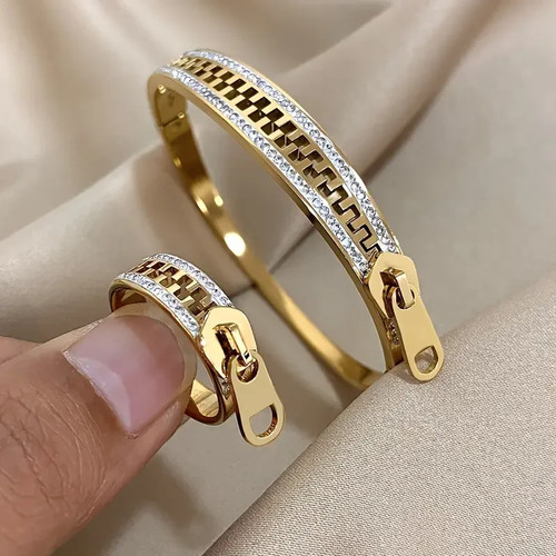 Edelstahl damen schmuck - 💎,