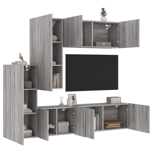 Wohnwand mit led - wohnwand,