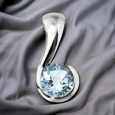 Anhänger 333 Gold Weißgold 1