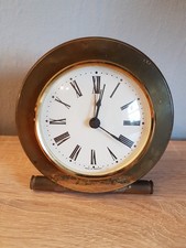 Schreibtischuhr Messing Rarität Bundeswehr