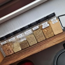 16 Gewürzdosen Kunststoff, 250ml, transparent, BPA-frei, mit Deckel, Gewürzgl...