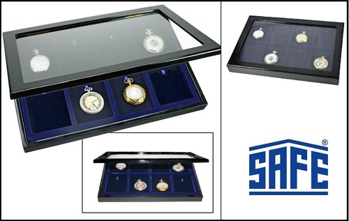 Taschenuhr-Vitrinen-Schwarze-K