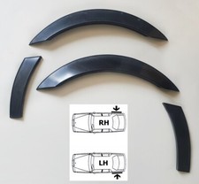 4STK/HINTEN Radlauf Zierleisten Schwarz für MERCEDES W639 VITO Kurzver 03-14 L+R