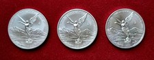 3 Silbermünzen je 1 Unze