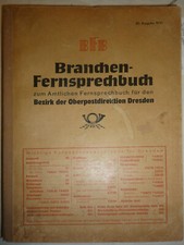 BFB Branchen-Fernsprechbuch Oberpostdirektion Dresden 20. Ausgabe 1950