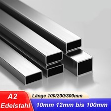 Edelstahl Quadratrohr VA V2A