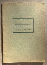 vintage Schulheft kariert mit