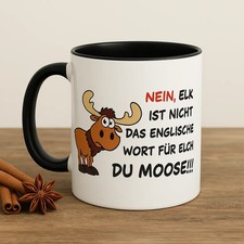 Elch Tasse lustige Kaffeetasse