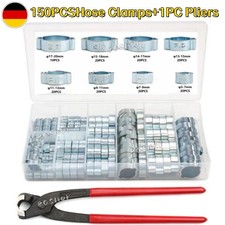 150-tlg Schlauchschellen 2 Ohr