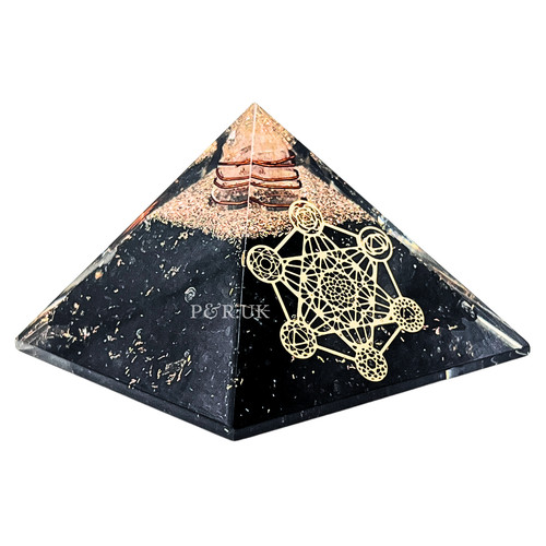 Schwarzer turmalin metatron - schwarzer,