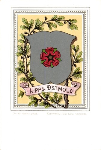 Wappen litho fürstentum - wappen,