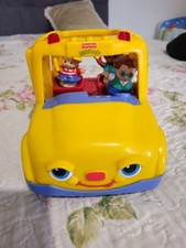 Fiser-Price Little People Bus mit 3 Figuren Spielzeugauto