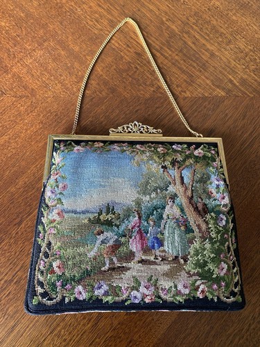 Petit point tasche 50er - point,