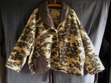 TRANSPARENTE  JACKE  EG   wolle  kurz + kastig   LAGENLOOK