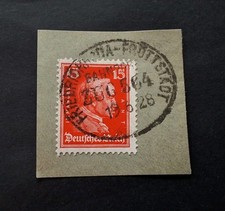 Bahnpoststempel 1928 15 Pf I
