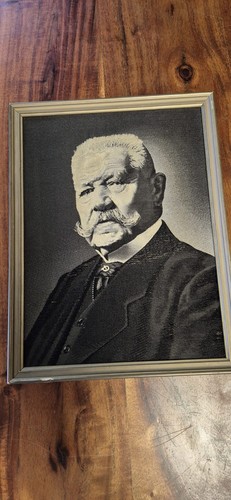 Seidenbild paul von hindenburg - seidenbild,