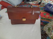 Akten Tasche Leder Herren Braun, THE BRIDGE