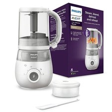 Philips Avent 4-in-1-Babynahrungszubereiter Dampfgaren Mixen All-In-One Lösung