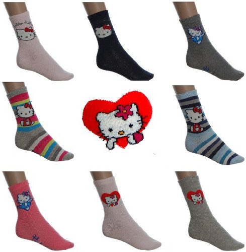 Hello kitty 100 paar socken - hello,