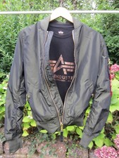 Alpha Industries Damen Flieger Jacke Typ MA 1 Größe S + Alpha T-Shirt