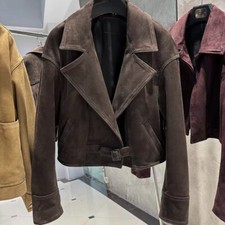 Damen Vintage Wildleder