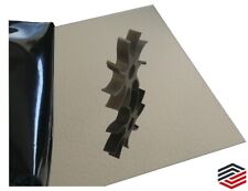 Edelstahl Platte Metall Blech Streifen  ferromagnetisch 0,8mm Spiegel-Effekt