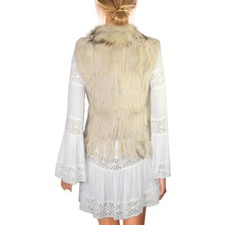 Boho Vintage Fellweste Bolero