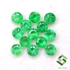 Natürlicher Smaragd Rund