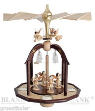 Teelicht- Pyramide natur Engel