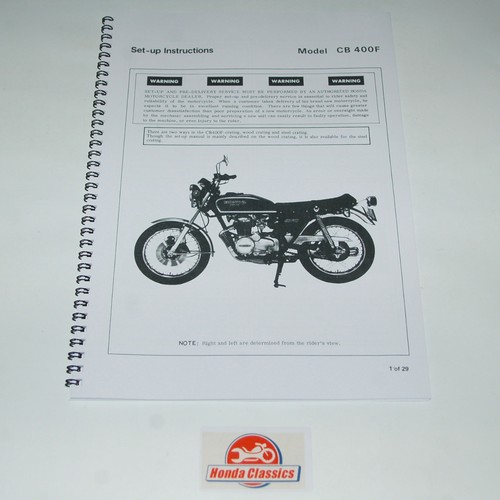 Honda cb400f set - cb400f, set-up
